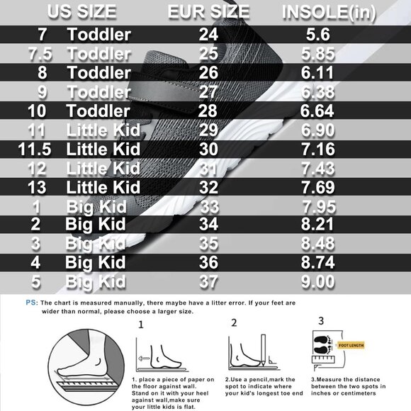 Kids Dark Grey Lightweight Breathable Athletic Running Tennis Fitness Sneakers - Picture 2 of 6